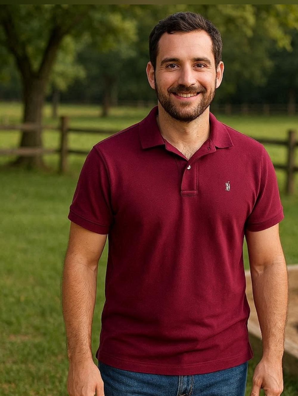 Ralph Lauren Polo Shirt Dress - Burgundy